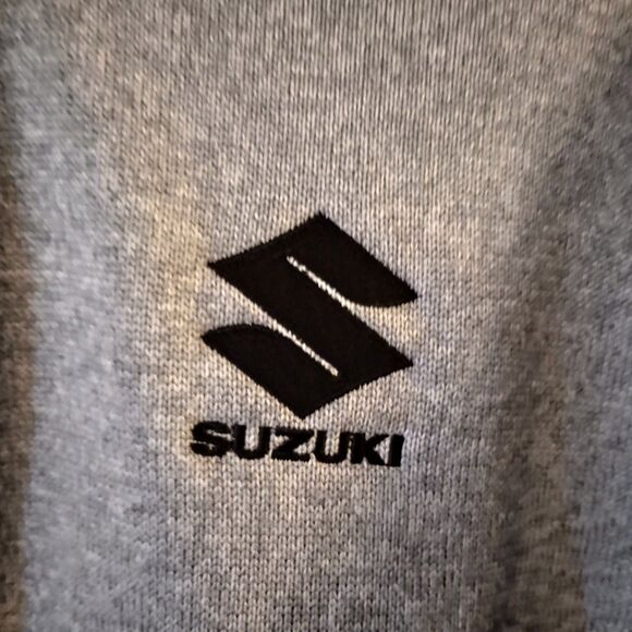 Suzuki Fleece 1/4 Zip Pullover Sweater 2XL Officially Licensed Warm Durable - Picture 2 of 8